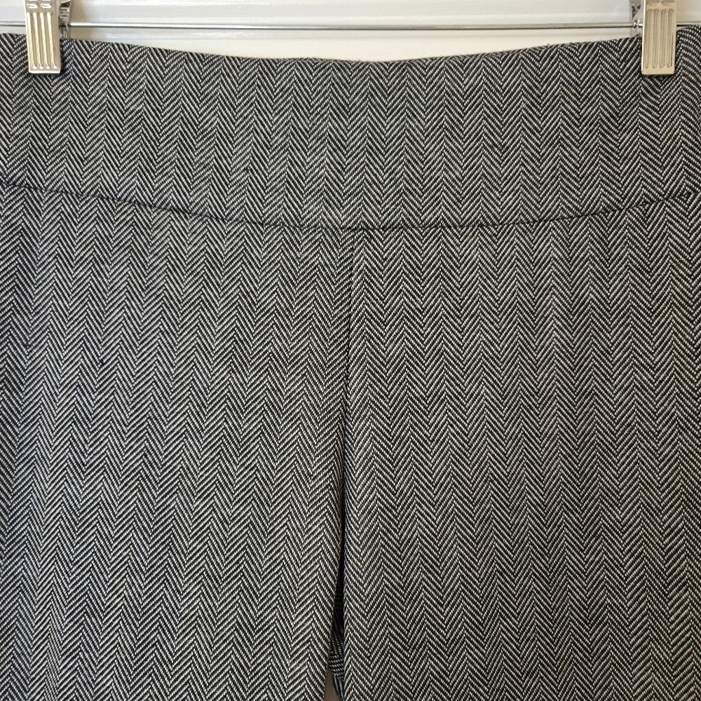 Ashley Blue Petite Black and White Stretch Pants Size Petite Medium - Picture 3 of 16